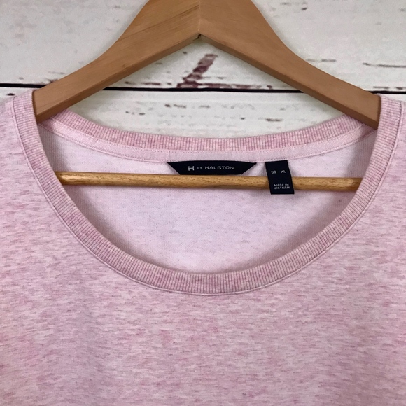 H by Halston | Light Pink Short Sleeve Top - Picture 2 of 5
